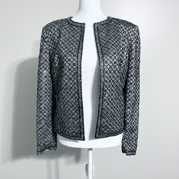 Vie by Victoria Royal Vintage Beaded Jacket - Picture 1 of 4